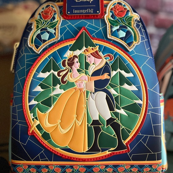Loungefly Handbags - Disney Loungefly Beauty and the Beast Mini Backpack